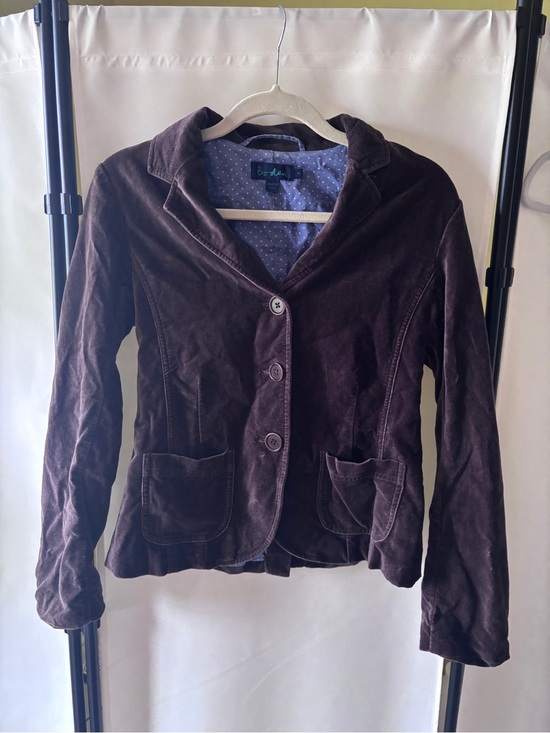 Boden Jackets & Blazers - Vintage Y2K Boden Brown Velvet Blazer Jacket
